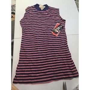 Vintage 70s Orbit Sportswear Striped Shirt S Small Red‎ White Blue USA Made...